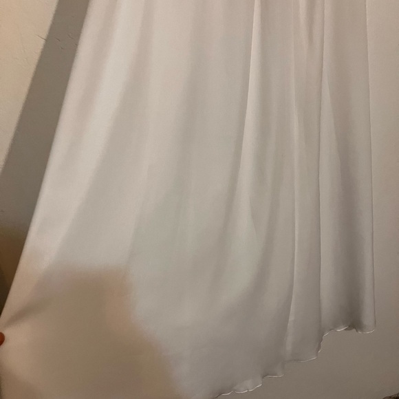 Pull on Floor  length slip with elastic  waist double layer 16 - Picture 3 of 7